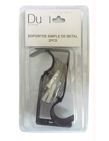 Soportes Simple Metal (2 Piezas) Ø 28 mm.