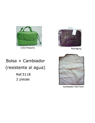 Bolsa + Cambiador (2 Piezas)